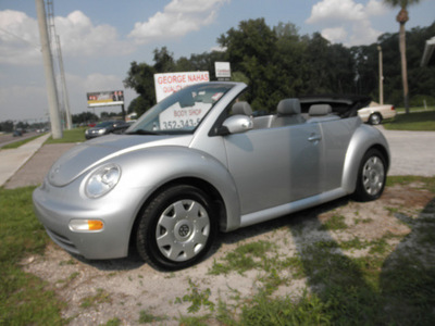 volkswagen new beetle 2005 silver gl gasoline 4 cylinders front wheel drive automatic 32778