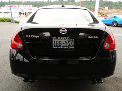 nissan maxima 2008 black sedan gasoline 6 cylinders front wheel drive cont  variable trans  98032