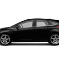 ford focus 2012 black hatchback titanium gasoline 4 cylinders front wheel drive 6 speed automatic 77388