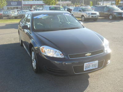 chevrolet impala 2009 blue sedan ls gasoline 6 cylinders front wheel drive 4 speed automatic 99208