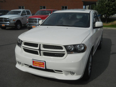 dodge durango 2011 white suv heat gasoline 6 cylinders all whee drive 5 speed automatic 99212