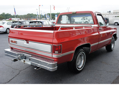 gmc c k 1500 series 1984 red pickup truck sierra classic gasoline v8 rear wheel drive not specified 28677