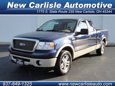 ford f 150 2007 dk  blue pickup truck lariat flex fuel 8 cylinders rear wheel drive automatic 45344