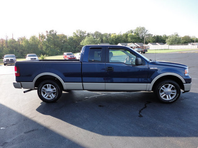 ford f 150 2007 dk  blue pickup truck lariat flex fuel 8 cylinders rear wheel drive automatic 45344