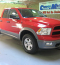 ram ram pickup 1500 2012 red gray outdoorsman gasoline 8 cylinders 4 wheel drive automatic 44883