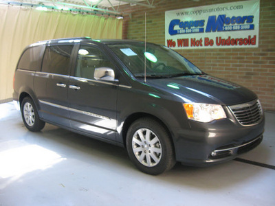 chrysler town and country 2011 charcoal van touring l flex fuel 6 cylinders front wheel drive automatic 44883