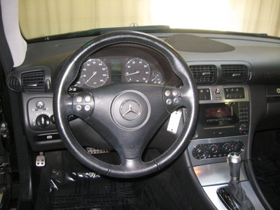 mercedes benz c class 2005 black sedan c230 kompressor gasoline 4 cylinders rear wheel drive automatic 44883