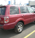 honda pilot 2006 red suv ex gasoline 6 cylinders all whee drive automatic 13502