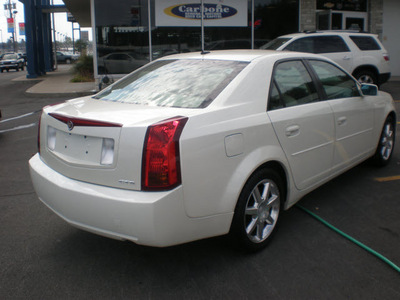 cadillac cts 2005 white sedan gasoline 6 cylinders rear wheel drive automatic 13502