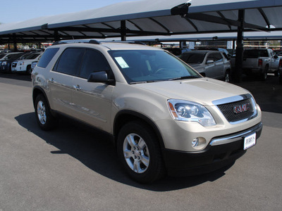 gmc acadia 2012 gold mist suv sle gasoline 6 cylinders front wheel drive automatic 76087