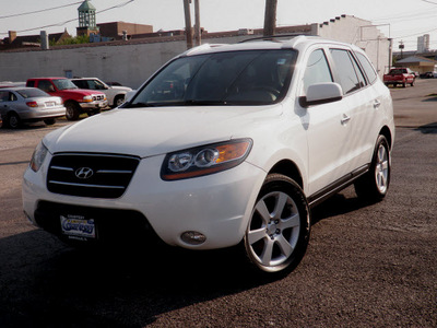 hyundai santa fe 2007 white suv limited gasoline 6 cylinders all whee drive automatic 61832