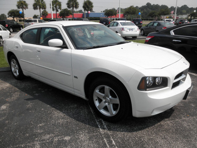 dodge charger 2010 white sedan sxt gasoline 6 cylinders rear wheel drive automatic 34474