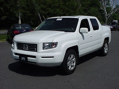 honda ridgeline 2007 white pickup truck rtl w navi gasoline 6 cylinders all whee drive automatic 06019