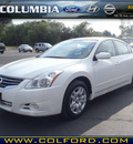 nissan altima 2010 white sedan 2 5 s gasoline 4 cylinders front wheel drive automatic 98632