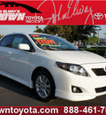 toyota corolla 2010 white sedan s gasoline 4 cylinders front wheel drive automatic 91761
