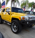 hummer h3 2007 yellow suv gasoline 5 cylinders 4 wheel drive automatic 33157
