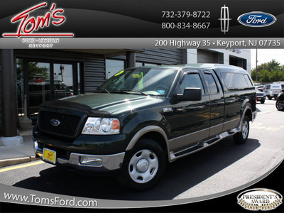 ford f 150 2004 green xlt gasoline 8 cylinders 4 wheel drive automatic with overdrive 07735