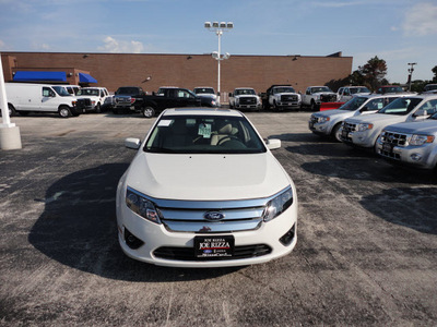 ford fusion 2012 white sedan sel flex fuel 6 cylinders front wheel drive automatic with overdrive 60546