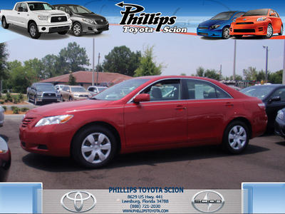 toyota camry 2008 red sedan le gasoline 4 cylinders front wheel drive automatic 34788