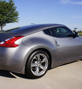 nissan 370z 2009 lt  gray coupe gasoline 6 cylinders rear wheel drive 6 speed manual 76018