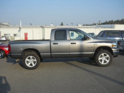 dodge ram 1500 2008 gray slt gasoline 8 cylinders 4 wheel drive automatic with overdrive 99212