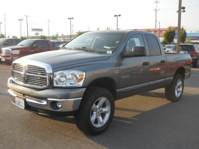dodge ram 1500 2008 gray slt gasoline 8 cylinders 4 wheel drive automatic with overdrive 99212