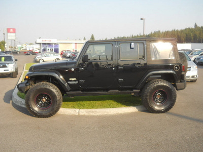 jeep wrangler 2007 black suv sahara gasoline 6 cylinders 4 wheel drive 6 speed manual 99212