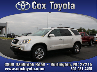 gmc acadia 2007 off white suv slt gasoline 6 cylinders all whee drive automatic 27215