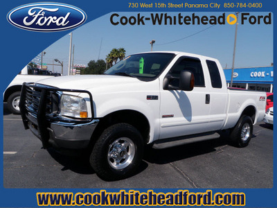ford f 250 super duty 2003 white lariat diesel 8 cylinders 4 wheel drive automatic with overdrive 32401