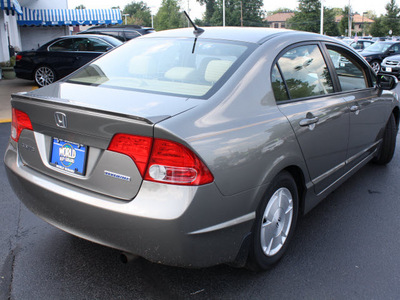 honda civic 2008 galaxy grey sedan hybrid hybrid 4 cylinders front wheel drive automatic 07701