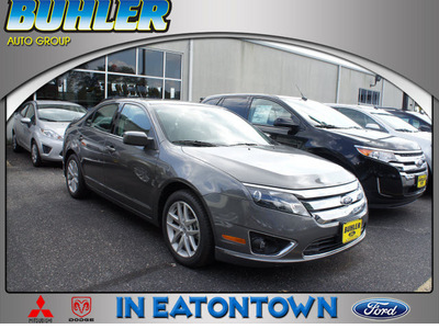 ford fusion 2012 gray sedan sel gasoline 4 cylinders front wheel drive automatic 07724