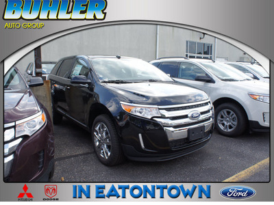 ford edge 2011 black limited gasoline 6 cylinders all whee drive automatic 07724