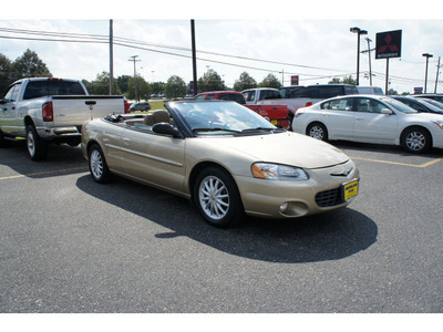 chrysler sebring 2001 champagne lxi gasoline 6 cylinders front wheel drive automatic 07724