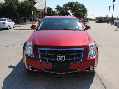 cadillac cts 2008 red sedan gasoline 6 cylinders rear wheel drive automatic 76087