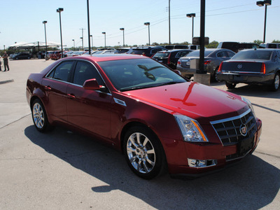 cadillac cts 2008 red sedan gasoline 6 cylinders rear wheel drive automatic 76087