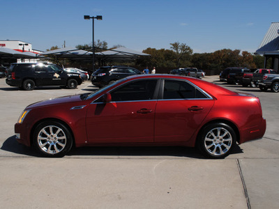 cadillac cts 2008 red sedan gasoline 6 cylinders rear wheel drive automatic 76087