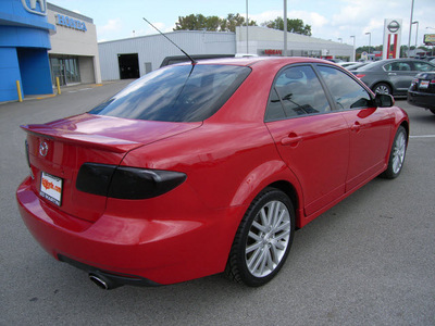 mazda mazdaspeed6 2006 red sedan gasoline 4 cylinders all whee drive 6 speed manual 46219