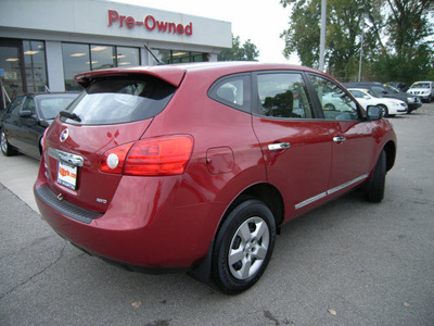 nissan rogue 2011 red suv s gasoline 4 cylinders all whee drive automatic 46219