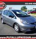 honda fit 2010 gray hatchback gasoline 4 cylinders front wheel drive automatic 98371
