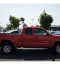 toyota tacoma 2008 red pickup truck prerunner v6 gasoline 6 cylinders 2 wheel drive automatic 91761