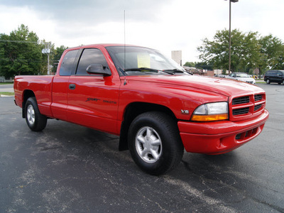 dodge dakota 1999 red pickup truck sport gasoline v6 rear wheel drive automatic 61008