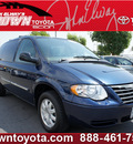 chrysler town and country 2006 blue van touring gasoline 6 cylinders front wheel drive automatic 91761