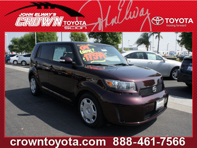 scion xb 2009 maroon wagon gasoline 4 cylinders front wheel drive automatic 91761