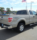 ford f 150 2010 gold pickup truck 4x4 xlt supercab gasoline 8 cylinders 4 wheel drive automatic with overdrive 55321