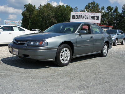 chevrolet impala 2004 gray sedan gasoline 6 cylinders front wheel drive automatic 27569