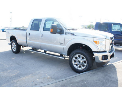 ford f 350 super duty 2012 ingot silver metall lariat biodiesel 8 cylinders 4 wheel drive shiftable automatic 77388