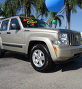 jeep liberty 2010 gray suv sport gasoline 6 cylinders 2 wheel drive automatic 33177
