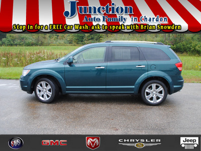dodge journey 2009 green suv r t gasoline 6 cylinders all whee drive 6 speed automatic 44024