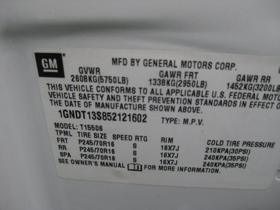 chevrolet trailblazer 2004 white suv gasoline 6 cylinders 4 wheel drive automatic 62863