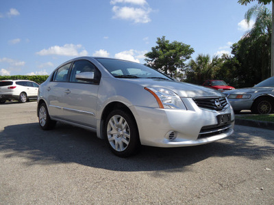 nissan sentra 2011 silver sedan 2 0 gasoline 4 cylinders front wheel drive automatic 33177
